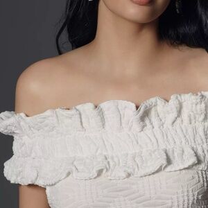 Maeve Off-The-Shoulder Ruffle Top